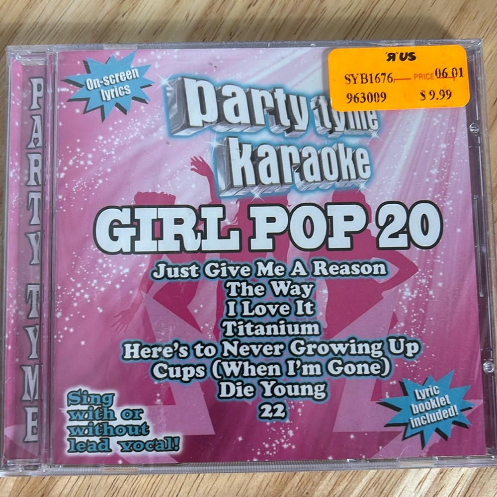 NEW SEALED PARTY TYME KARAOKE Girl Pop 20 2013